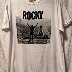 Rocky White Graphic T-Shirt Men’s